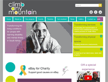 Tablet Screenshot of climbanymountain.org